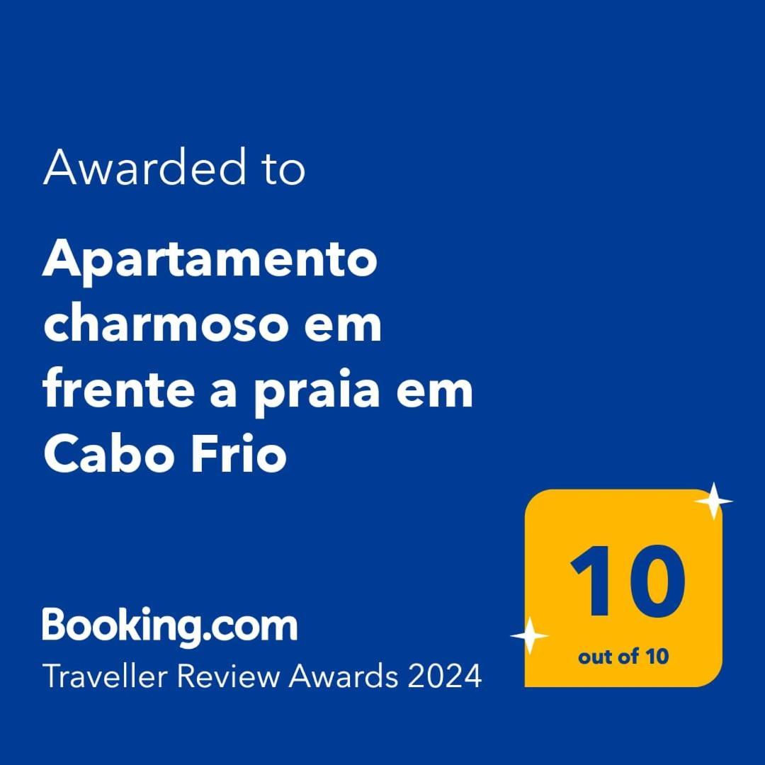 Apartamento charmoso em frente a praia em Cabo Frio Exterior foto